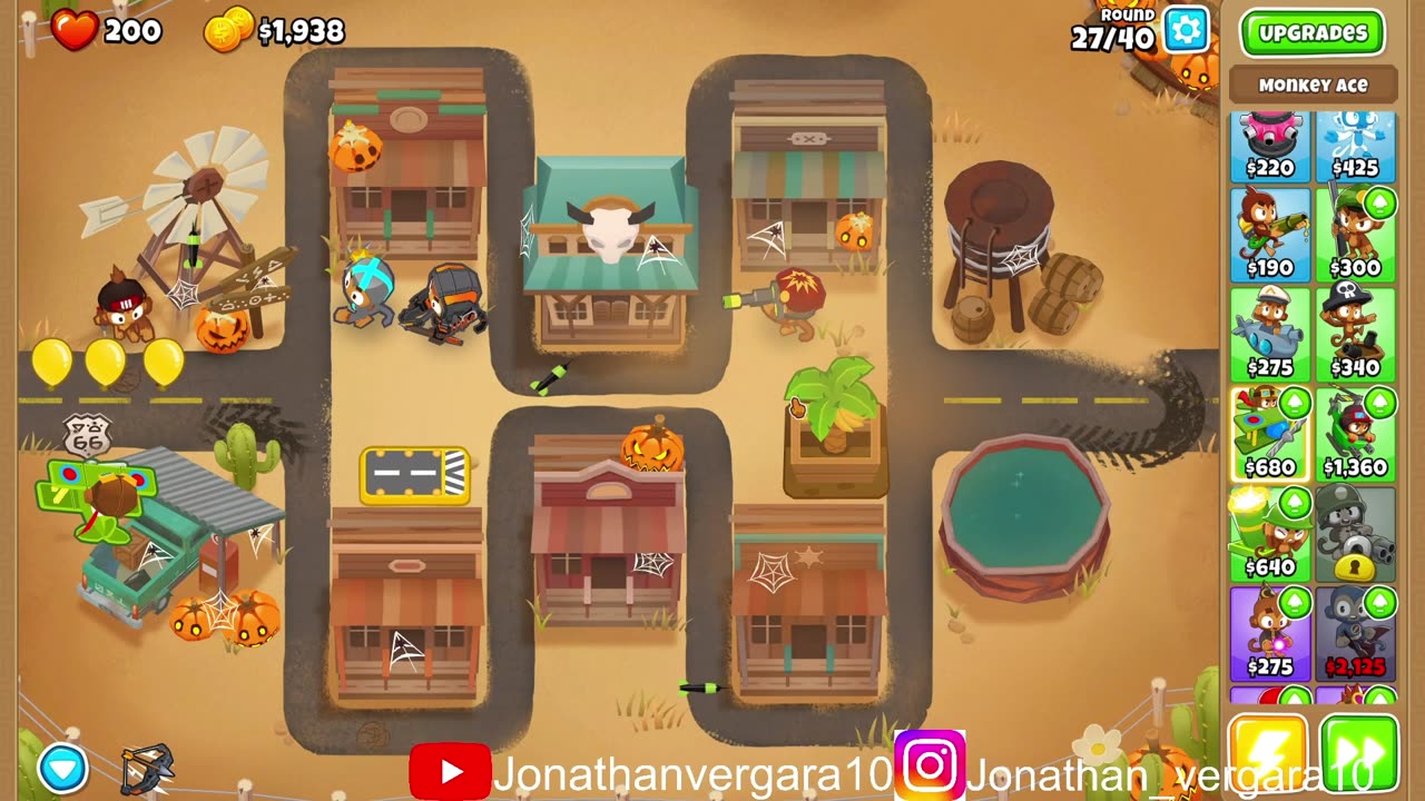 bloons tower defense gameplay