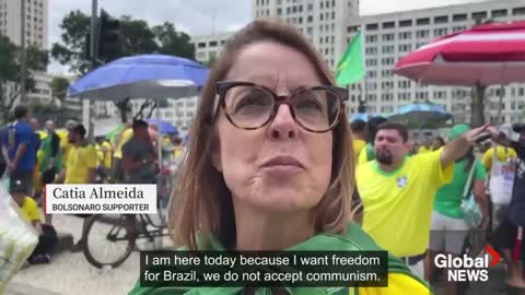 Supporters of Brazil’s Bolsonaro call on military after election loss, Lula backers celebrate win