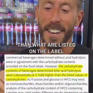 High Fructose Corn Syrup can have 4-5 TIMES The Calories on Label