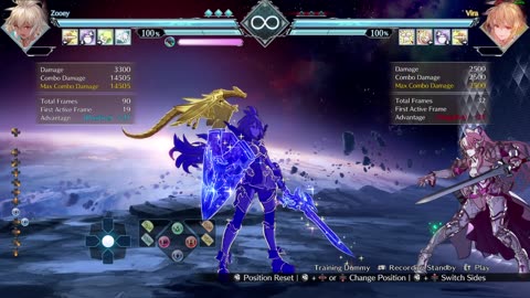 Granblue Fantasy Versus: Rising, Leveling complete! Look at MY rainbow sword!