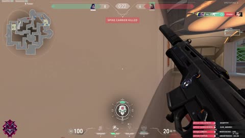 Just a smart move to win the round in Valorant