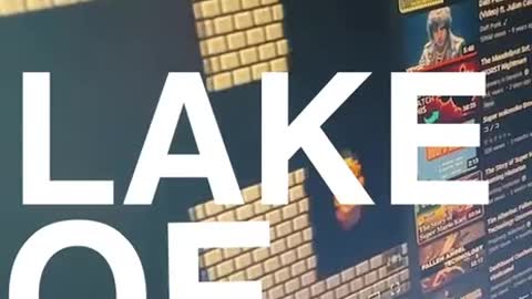 Jesus in Mario video game.
