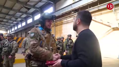 Zelenskiy visits Avdiivka where intense fighting is underway, meets troops