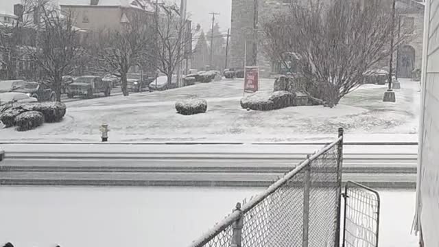 Tormenta invernal desde Lebanon PA