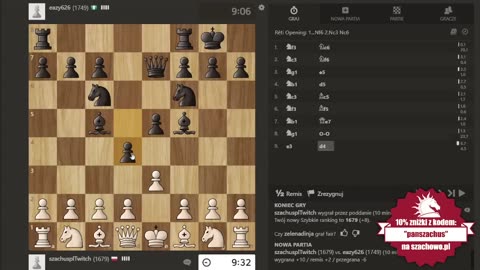 8 ruchów SKOCZKAMI na początku gry