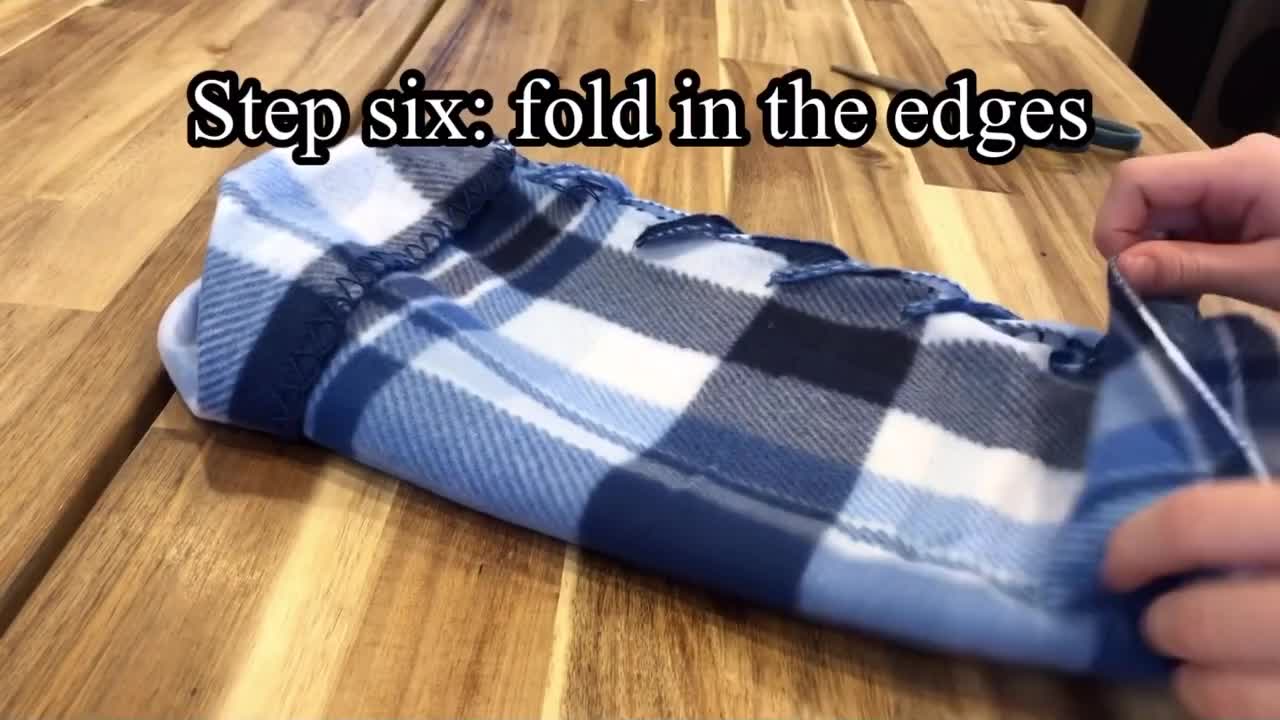 No-Sew DIY Fleece Tunnel For Guinea Pigs (and other small pets).