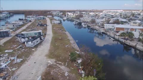 Coast Guard Drone Post Hurricane Ian