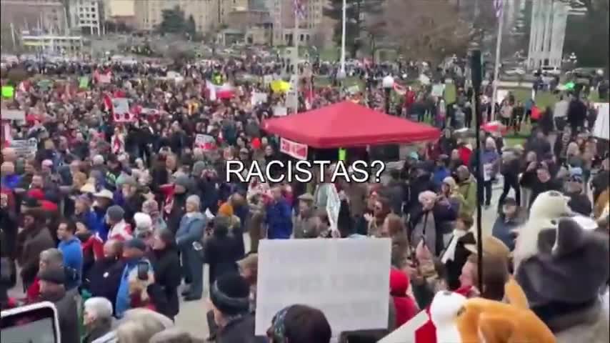 A Grande Mídia ignora as manifestações contra as restrições no Canadá