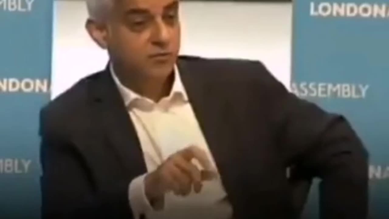 UK London Mayor Khan Proving how out of touch with Reality he is