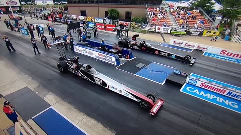 3/4 of the semi-finals Norwalk alcohol dragster