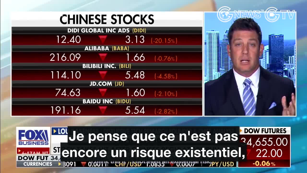 Les investisseurs américains ont un « grand risque » en détenant des actions chinoises : Expert