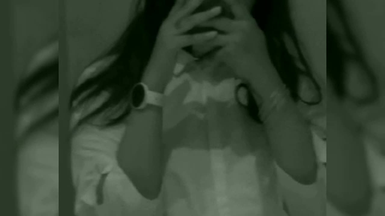 Beautiful lady shoot some video