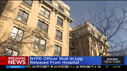 NYPD officer shot in the foot leaves hospital