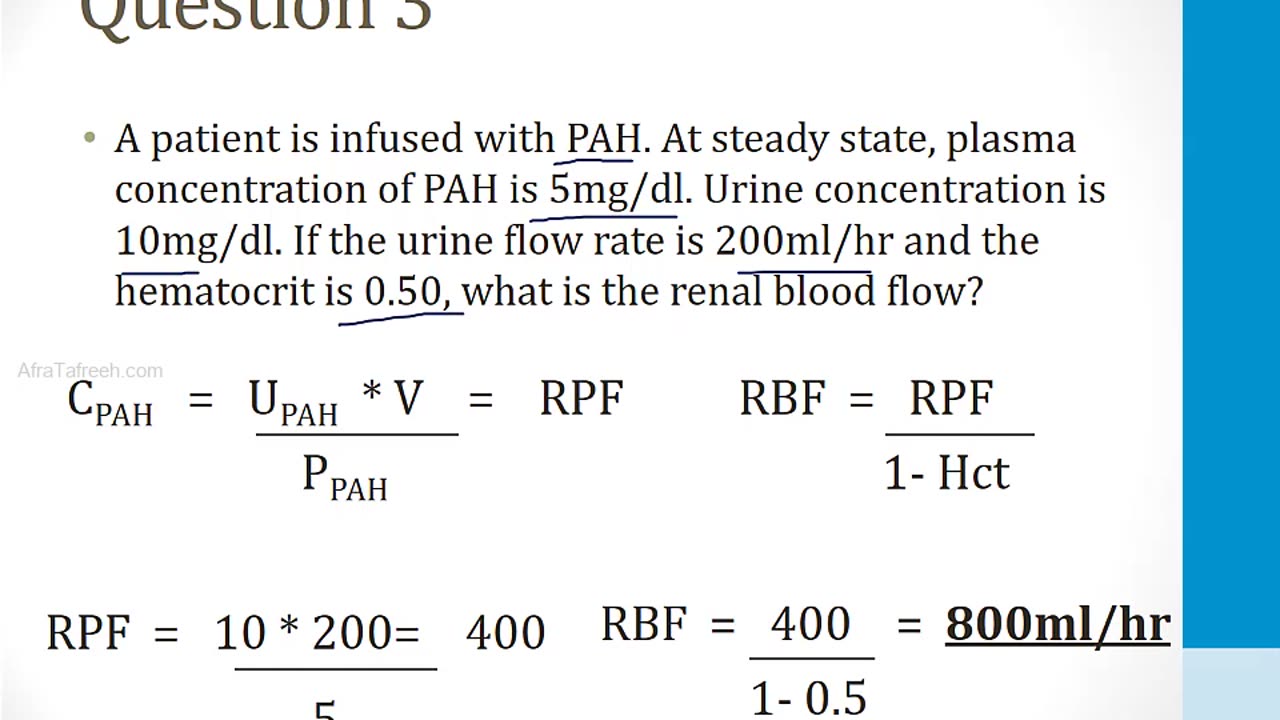 Renal - 1. Embryology, Anatomy and Physiology - 4.Renal Physiology II