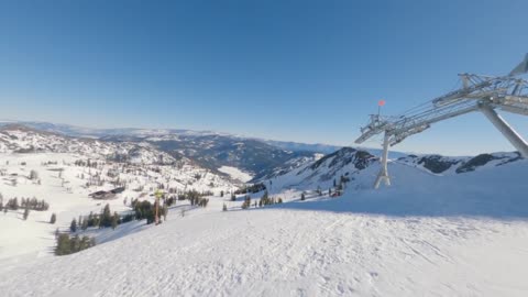 Skiing The STEEPEST Runs At Palisades Tahoe