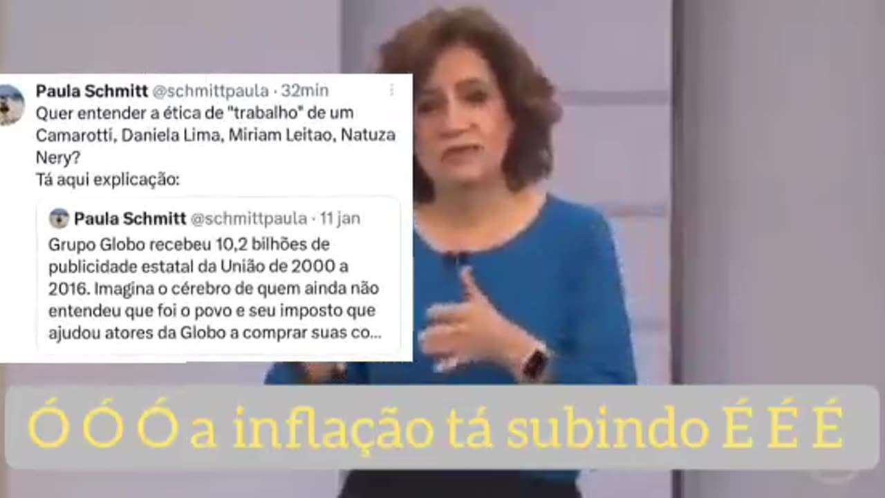 Miriam peidão : u é é a inflação tá subindo é é é u u é a