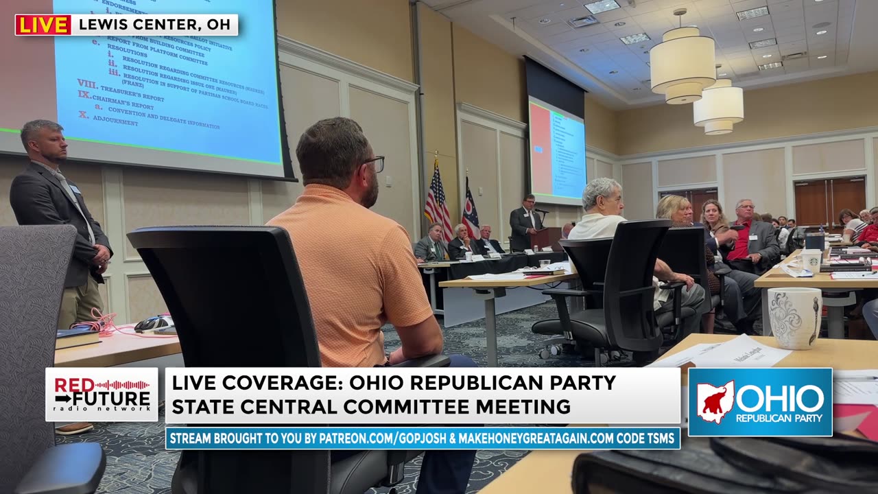 LIVE: OHIO REPUBLICAN PARTY STATE CENTRAL COMMITEE MEETING