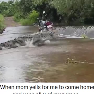 When mom yells for you to come home and uses all 3 of your names. First, middle, and last.