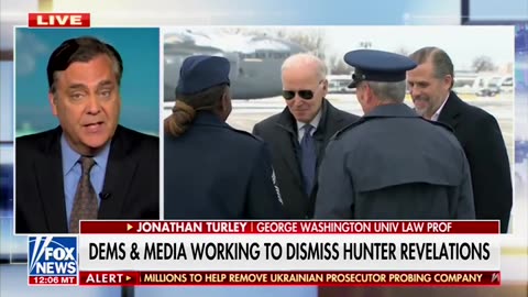 Turley Says Democrats, Media Have No 'Maneuvering Room' Over Biden Scandals