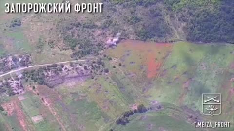 Ukrainian equipment continue it destructions through minefields on the Zaporozhye front