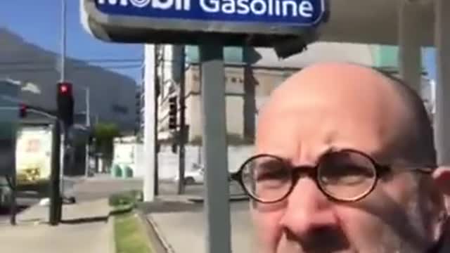 Joe Biden $7 and over gas prices outrage man