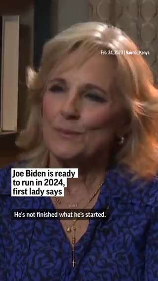 Joe Biden is ready to run for presidential reelection in 2024, U.S. first lady Jill Biden