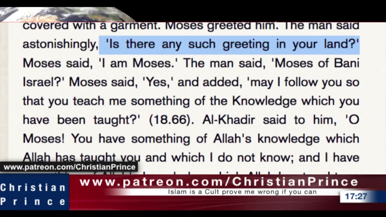 February 24, 2023 What is the concept of allah - no muslim can answer.