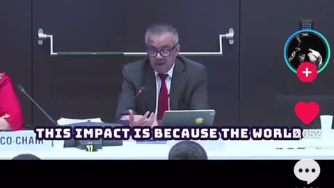 WHO Director General Tedros declares the collapse...