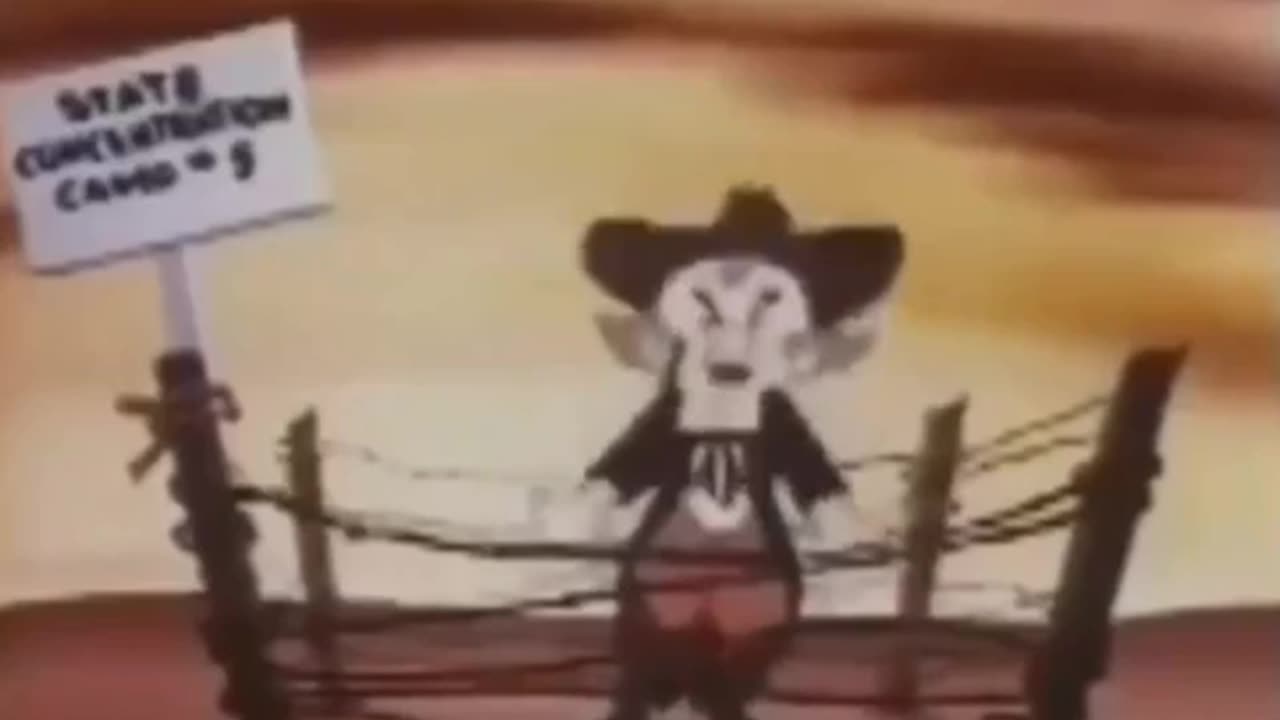 60yo cartoon showing the evil of Communism