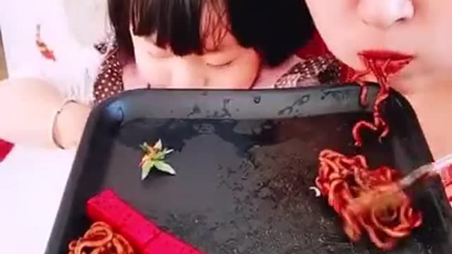 Eat to eat ASMR Chinese mukbang wierd Food🥗🥓Fast Food Eating Show