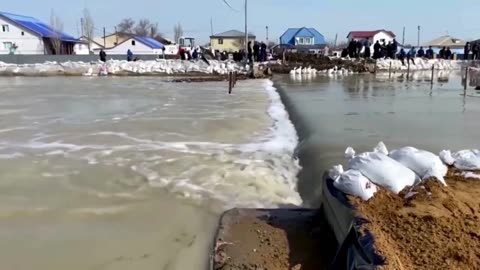 Almost One Hundred Thousand People Were Evacuated In Kazakhstan Due To Floods