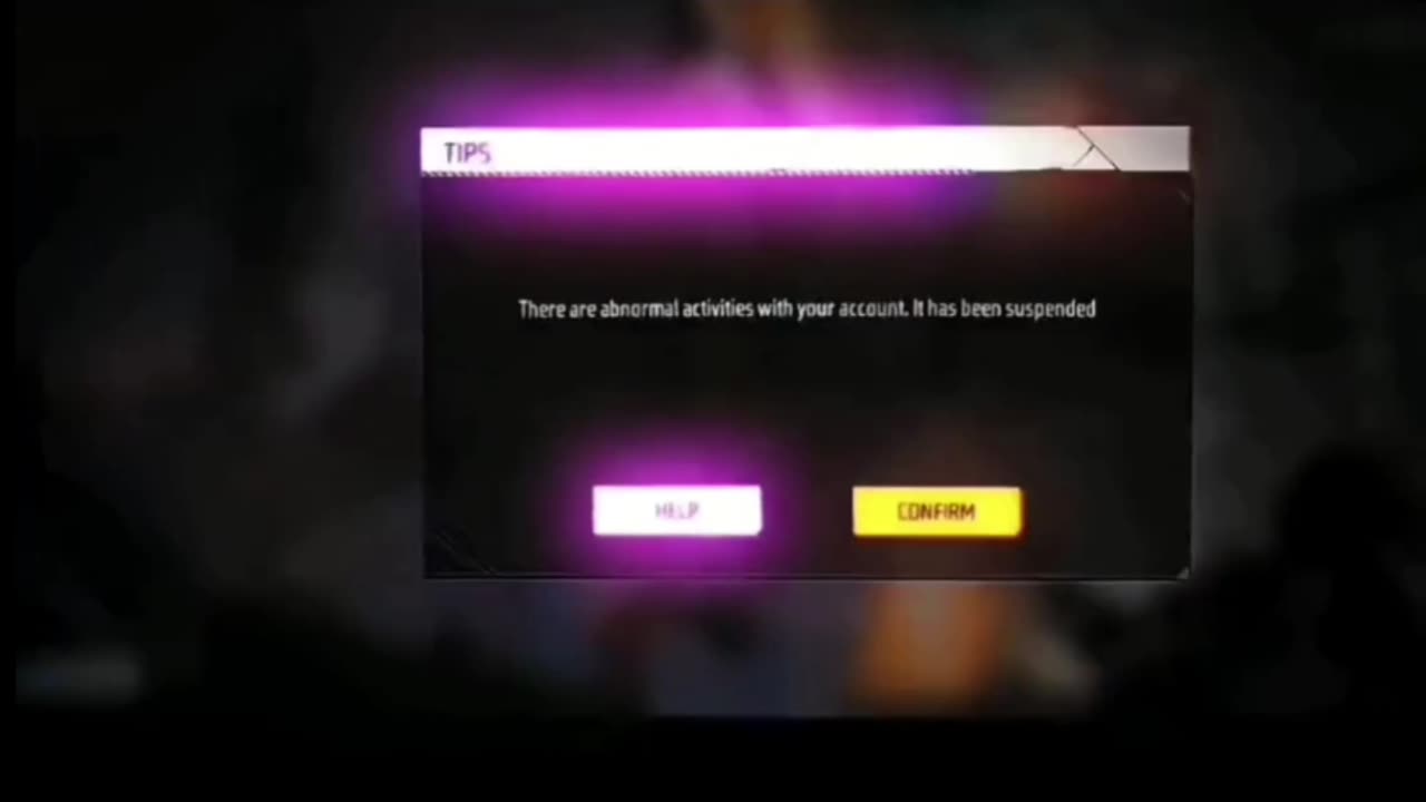 Free fire I'd ban😭😭😒