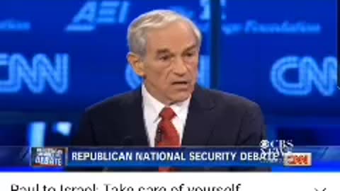 Ron Paul Says Based Shit About De-Funding Israel