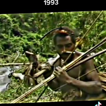 Tribe sees first white man in 1993