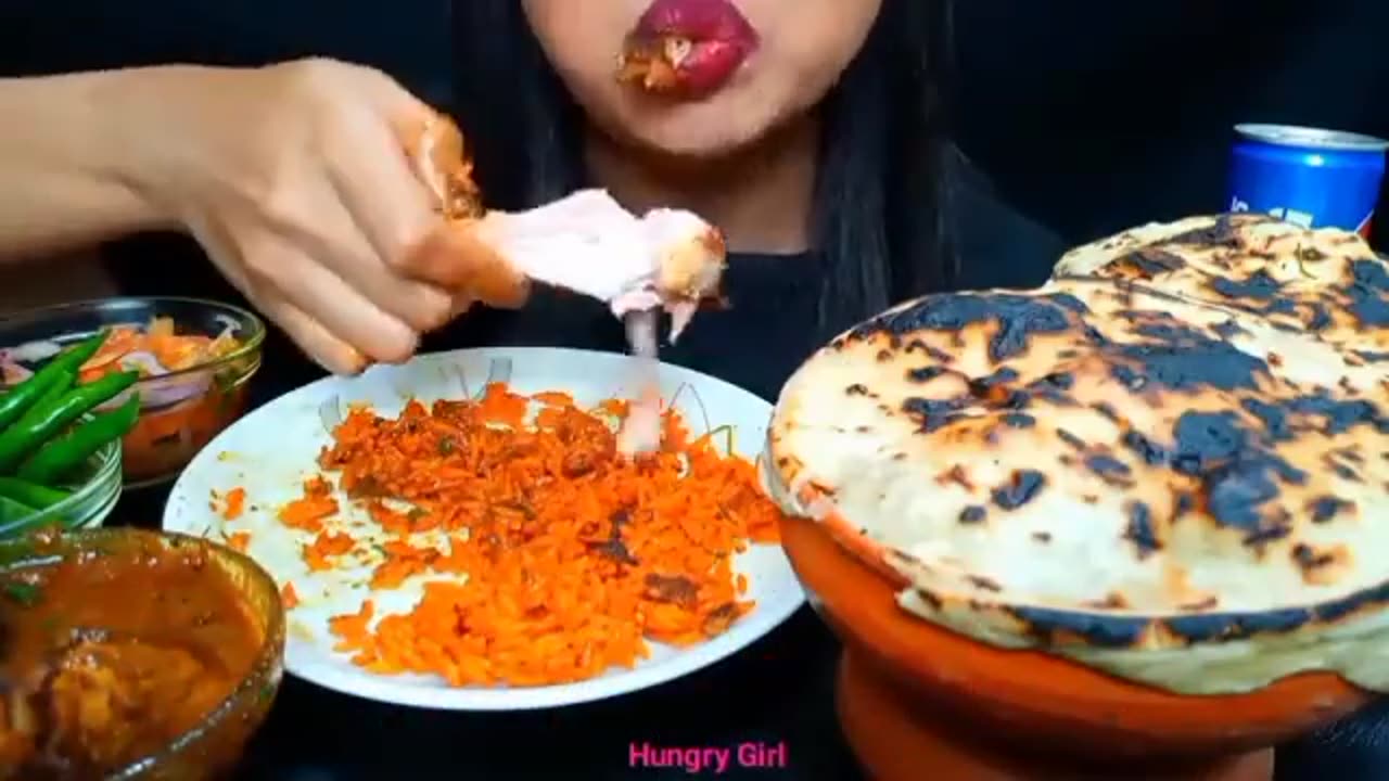 "ASMR Eating Egg Curry, Chicken Leg Curry, Khichadi 🍳🍗🍲 - Satisfying Eating Sounds"