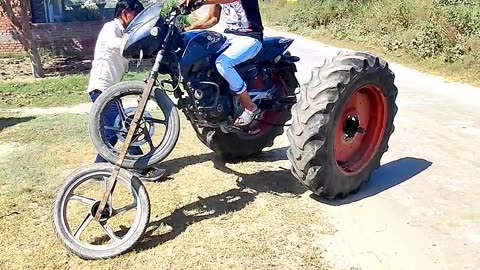 Monster Tyre Bike