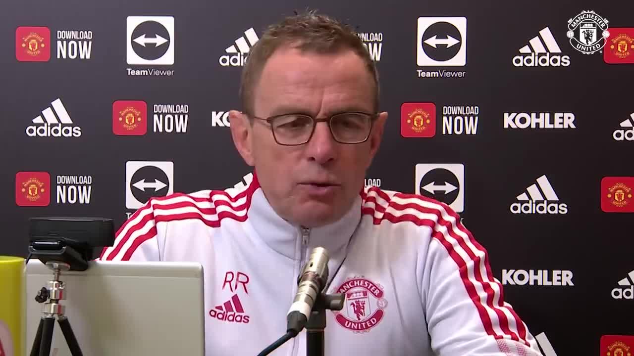 Manager's Press Conference | Manchester United v Wolverhampton Wanderers | Ralf Rangnick