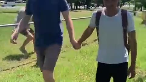 Humans act like animals see reaction