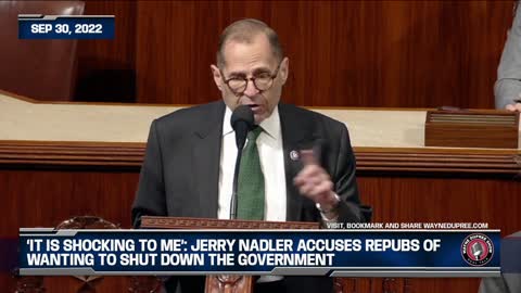 Nadler Accuses Republicans Of Wanting To Shut Down The Government