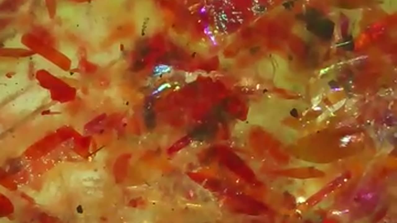 Looking at different gems under a microscope