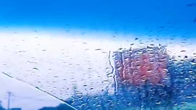 The rain is getting heavier and heavier