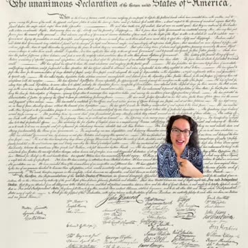 A simple clear explanation of the Declaration of Independence