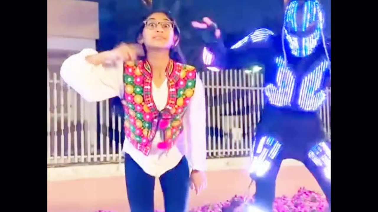 The unique video with Light men
