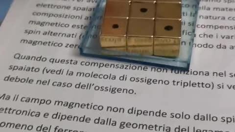 il grafene lievita sui magneti