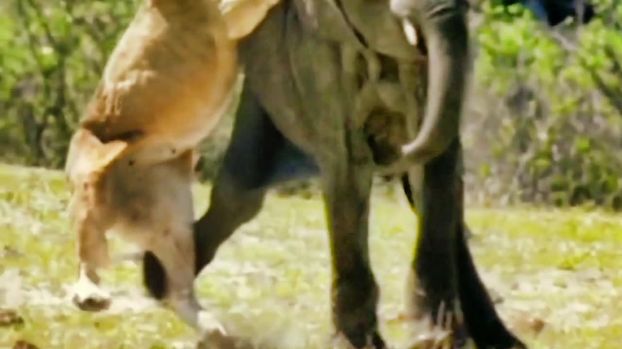 Lion Attack | elephant vs lion