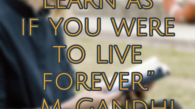 Live Forever #gandhi #quote #quoteoftheday #inspiration #motivation