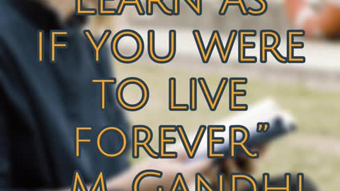 Live Forever #gandhi #quote #quoteoftheday #inspiration #motivation