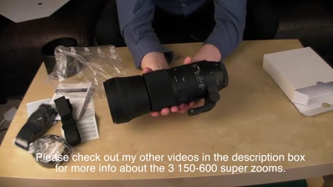 sigma contemporary 150-600 unboxing