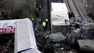 Bodies recovered from train collision site in Greece