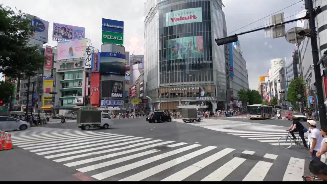 Japan's Shibuya Crossing may be the busiest pedestrian crossing in the world